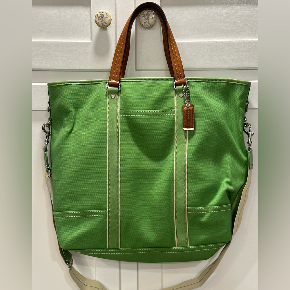 Coach travel tote